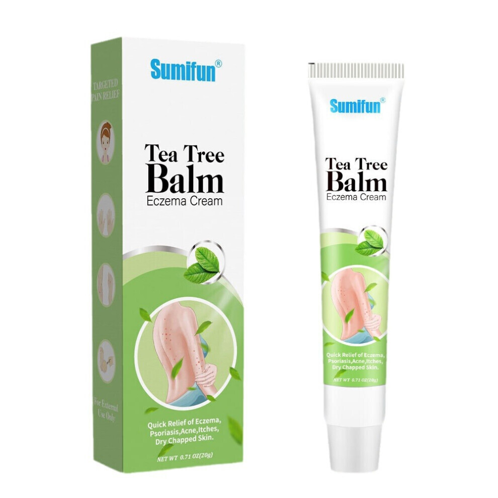 Cream Tea Tree Oil Eczema Anti-Itch External Use On Skin Anti-Itch