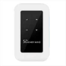 Router WiFi 6 z 2100-mAh-Akku, unterstützt bis zu 32 Benutzer, Highspeed-WLAN z 300 Mbit/s