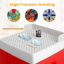 Electric Stained Glass Grinder, 110V 65W Portable Glass Grinder with 5/8Inch Diamond Bit, Pure Copper Motor US Plug