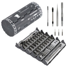 128 in 1 Precision Screwdriver Kit with Magnetic Flexible Shaft Professional Repair Tool for PC Cellphone Watch Camera