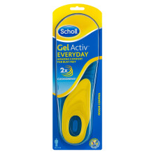 Scholl GelActiv Every Day Insoles for Men - Anti Foot Fatigue Comfort Insoles - Insoles for Walking