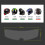 Universal Helmet Anti-Fog Visor Cover 10