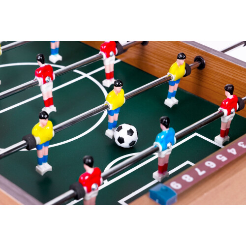 Gioco da calcio balilla, 69x35 cm, legno, 2 palline incluse 1