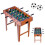 Gioco da calcio balilla, 69x35 cm, legno, 2 palline incluse 8