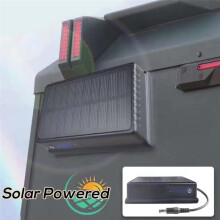 Solar Magnetic Portable Battery Waterproof 12V Power Bank Supply 9600mAh Plug for Wireless Rear Cam Outdoors