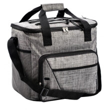 (Red/Blue) Frosty 30L Car Cooler Warmer Gray/Black Portable Mini Fridge 34x36x25 for Outdoor Travel