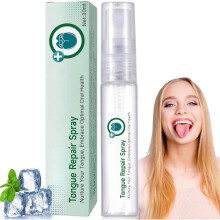 Tongue Repair Spray for Dryness; Bad Breath,Sore Tongue Relief,Oral Care Spray for Repairing White Tongue Coating,Fissured Tongue Relief Spray