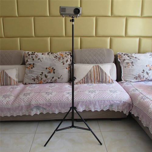 Adjustable Projector Tripod Stand Portable Multifunctional Floor Tripod for Home and Office Use Extends 58-170cm