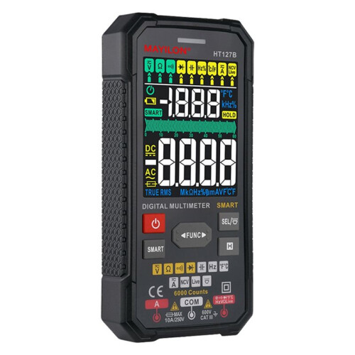 MAYILON HT127B Digital Multimeter 6000 Counts Universal Meter Auto Range True RMS Multifunctional Meter NCV Tester 2