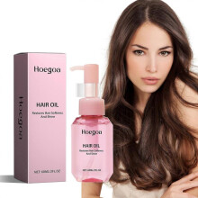 Hoegoa Vitamin E Hair Oil 2-Pack Anti-Frizz Deep Repair 250ml Split End Treatment