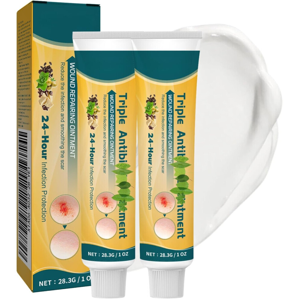 2Pcs Wound Healing Ointment - Wound Body Cream - Relieve Skin Abrasions & Promote Wound Healing & Fade Scars - Scar Cream for All Skin Types