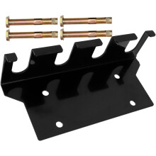 Supporto per bilanciere da palestra, accessorio per manubri, supporto per manubri da parete, 4 supporti per pali
