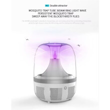 UV LED-Mygglampa, Bärbar Elektrisk Insektsfälla, Tyst Flugfångare för Inomhusbekämpning Av Sovrum, Babyrum