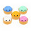 (Green) Giant Dumpling Squishy Toy Stress Relief Cute Squeeze Toy Decompression Gift Large-1 Pack 3