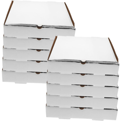 Scatole per pizza pratiche, 10 pezzi, custodia portatile per pizza, per feste e ristoranti