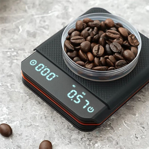 Portable Digital Coffee Scale Rechargeable High-Precision Kitchen Scale with Timer 2kg/0.1g Accuracy Coffee Accessories 2