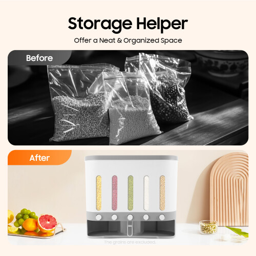Storage Containers Set Dry Food Dispenser 2