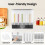 Storage Containers Set Dry Food Dispenser 4