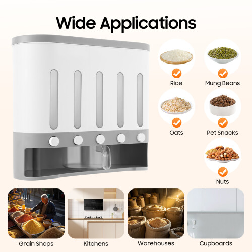 Storage Containers Set Dry Food Dispenser 1