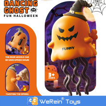 (Pumpkin) Wind-Up Dolls | Ghost Pumpkin Shaped, Mixed Color Abs Material, Brand: We Rein