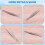 Fine Point Silver Tone Pointy Straight Tweezers 4 1/2" 3