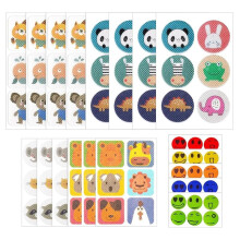 114 Pcs Mosquito Repellent Stickers, Anti Mosquito Repellent Cartoon Patches,Repellent Stickers for Outdoor Camping