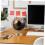 Unpainted Small Globe Model for DIY Coloring Craft Desk Decorations Educational Teaching Tool for Pack 4