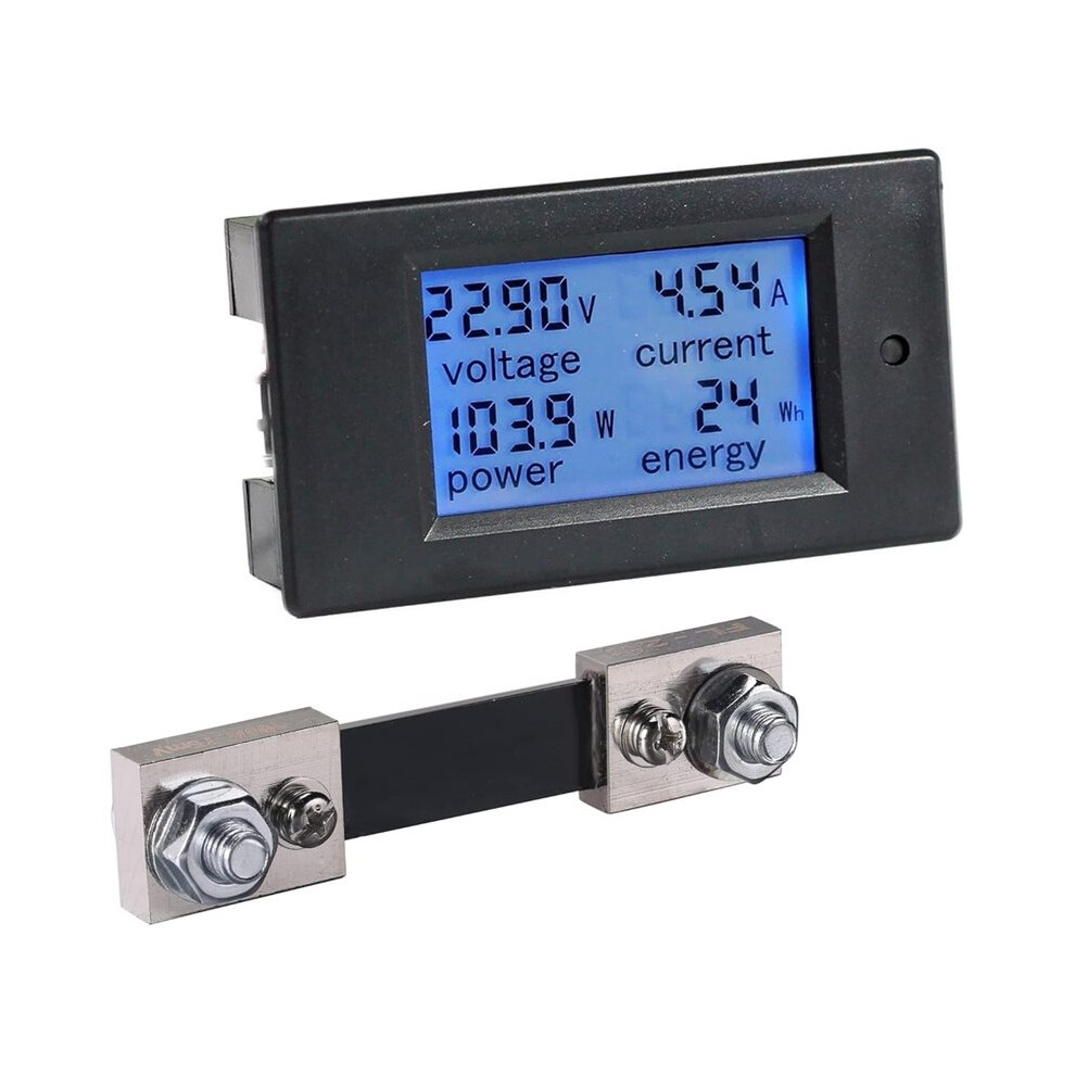 8-100V 0-100A Lcd Display Digital Current Voltage Power Meter Multimeter Ammeter Voltmeter With 100A Current Shunt 4712888542041