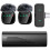 Microfono Wireless Professionale con Custodia di Ricarica A Cassetto per Android, Doppio Microfono Lavalier, Nero. 1