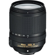 Nikon AF-S DX NIKKOR 18-140mm F3.5-5.6G ED VR Lens - 95% New with Box, Front Cap, Rear Cap & Lens Hood - Refurbished