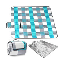 200 x 200cm Picnic Blanket, Waterproof Portable Foldable Blanket, Sand Control Outdoor Beach Mat with Handles for Camping, Beach and Picnic