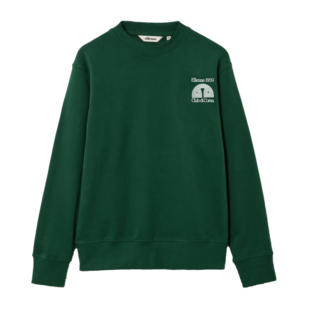 Ellesse (Xl, Dark ) Mens Club Di Corsa Sweatshirt Green