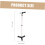 1 set di supporto per microfono in miniatura, mini microfoni, accessori, ornamento realistico per microfono da casa per giocattoli 5