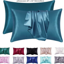 Satin-Kissenbezüge für Leder
