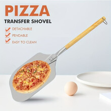 Pizzaschieber aus Edelstahl