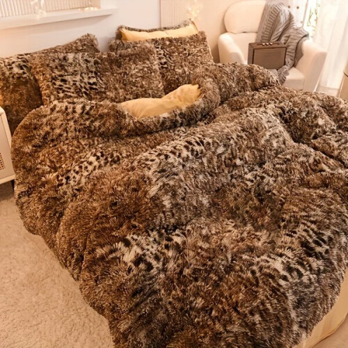 Bettwäsche-Set mit Leopardenmuster