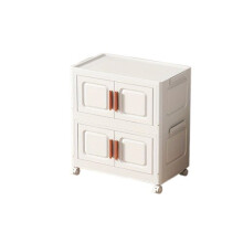 Folding box with door