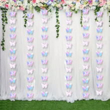 3D butterfly paper garland