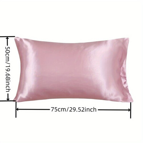 Satin pillowcases pair