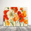 Wooden picture with flowers 1