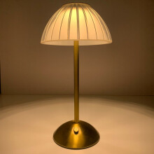 Lampe de table rétro en cristal