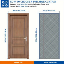 Magnetic insulating door curtain