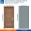 Magnetic insulating door curtain 1