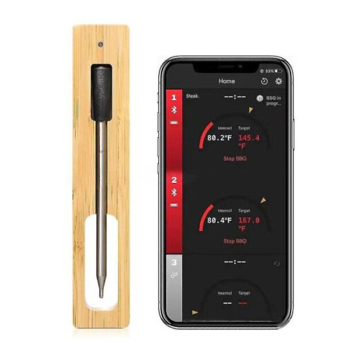 Wireless meat thermometer