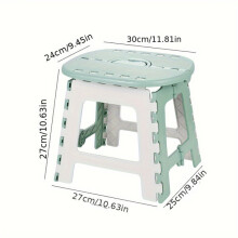Folding plastic chair for home