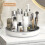 360-degree rotating cosmetic organizer, white 1
