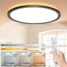 LED ceiling light with remote control