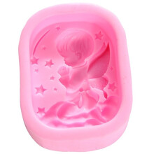 Angel Boy Soap Handmade Soap Mold Silicone Cake Ice Modeling Tool Pastry Arts Decorative Soap Molds for Soap Making