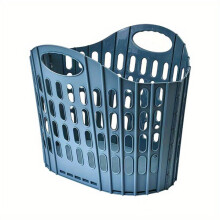 Panier à linge pliable : gagnez de la place avec ce panier portable gris.