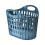 Foldable laundry basket: save space with a portable tub in gray 1